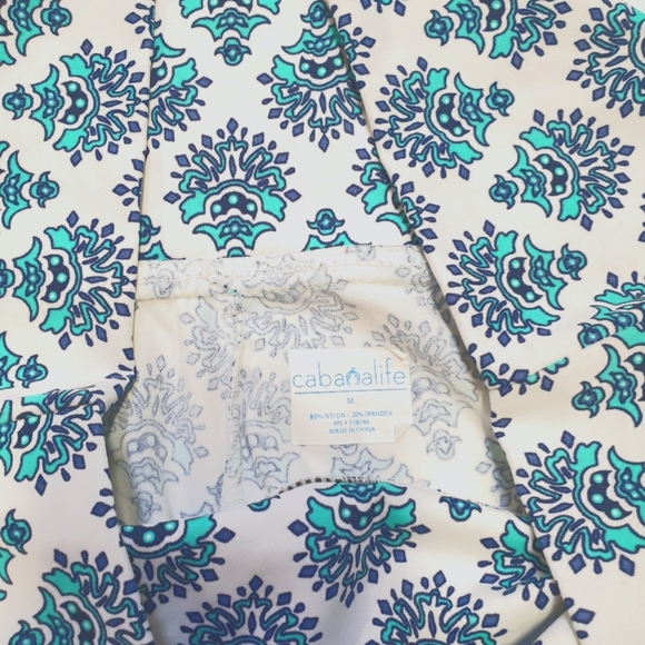 Cabana Life COASTAL CRUSH Beach Pants MEDIUM - Picture 4 of 4